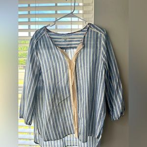 Great shirt for the beach. Light linen feel